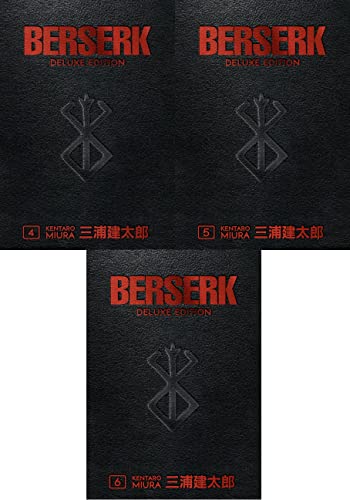Berserk Deluxe Edition Series 3 Books Collection (vol 4-6, Berserk Deluxe Volume 4, Berserk Deluxe Volume 5, Berserk Deluxe Volume 6) by Kentaro Miura