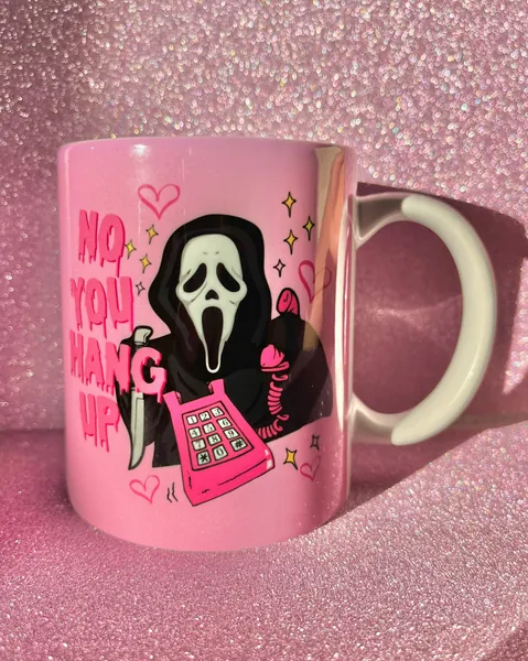 Ghost Face Scream No You Hang Up Mug