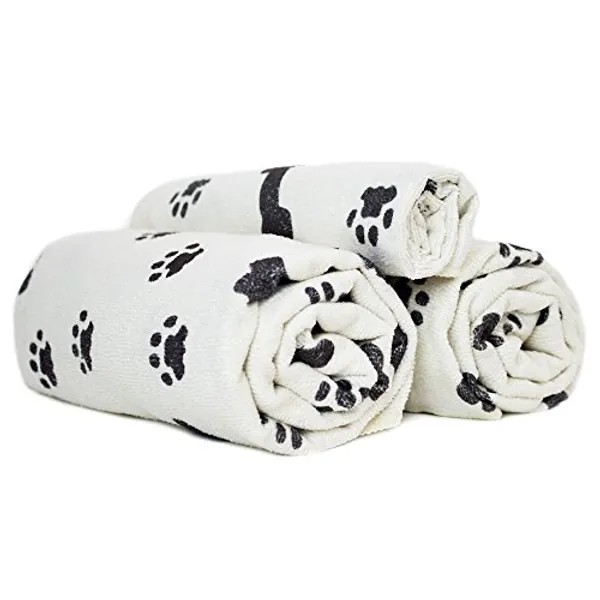 Zwipes 779 Microfiber 5-Pack Small Pet Cloths (Size: 16" x 16"), Soft Terry Drying Cleaning Towels