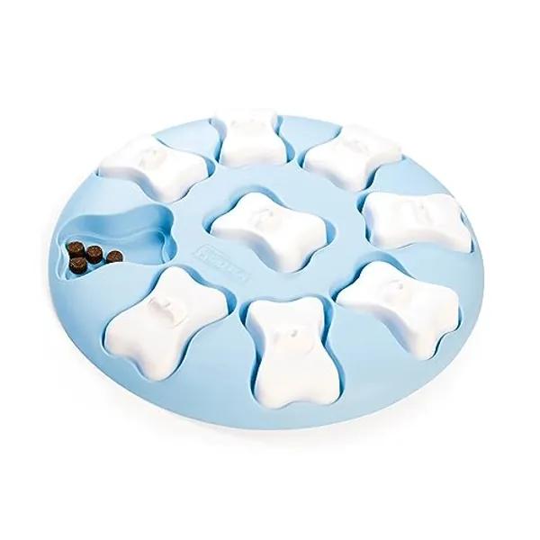Outward Hound Nina Ottosson Puppy Smart Dog Puzzle Interactive Treat Puzzle Dog Enrichment Dog Toy for Puppies, Level 1 Beginner, Blue