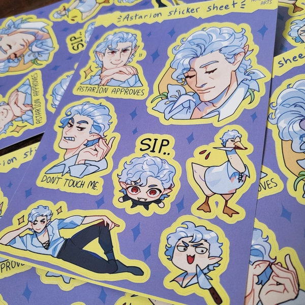 ASTARION Sticker Sheet