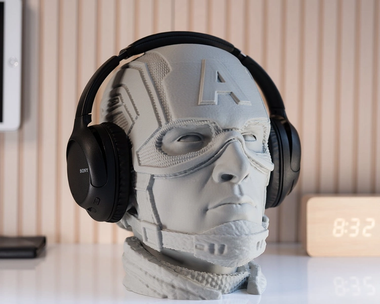 Captain America Headphone Stand Holder Audio Gaming Gear Headset Stand Headpiece
