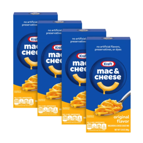 Kraft Kraft Mac &amp; Cheese 4 x 206g
