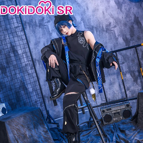 DokiDoki-SR Game Genshin Impact Cosplay Scaramouche  Doujin Costume Streetwear  Wanderer | L-PRESALE