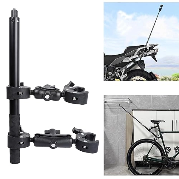 PellKing Motorcycle Bike Handlebar Clamp Mount and 61" Invisible Selfie Stick for Insta360 X4 X3 X2 X ONE RS R GO 3 Camera