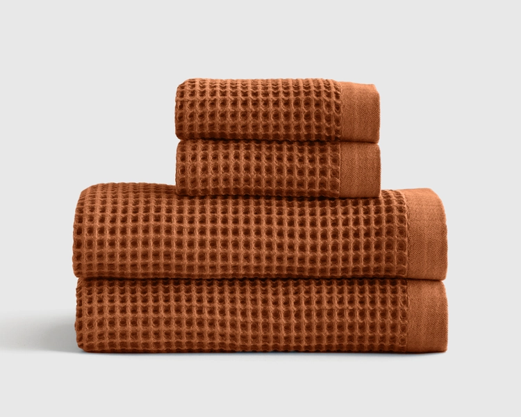 Organic Turkish Waffle Bath Towel Bundle