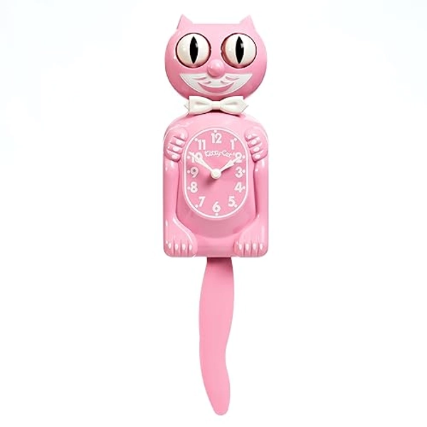Pink Satin Kitty-Cat Klock