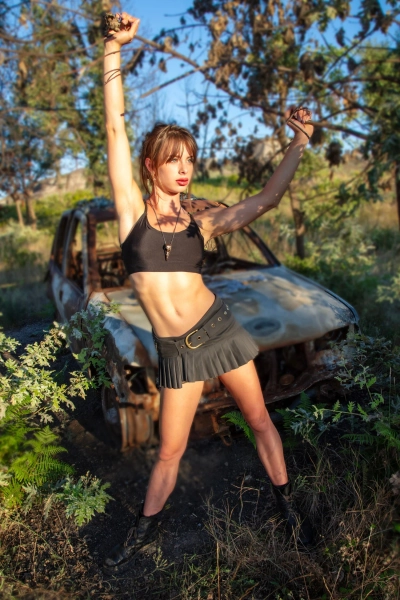 Micro mini skirt, Vegan mini skirt, Canvas pleated mini skirt, Burning man skirt, Festival skirt, LILITH VEGAN flint