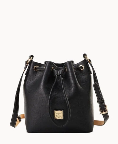 Lucca Leather Crossbody Drawstring