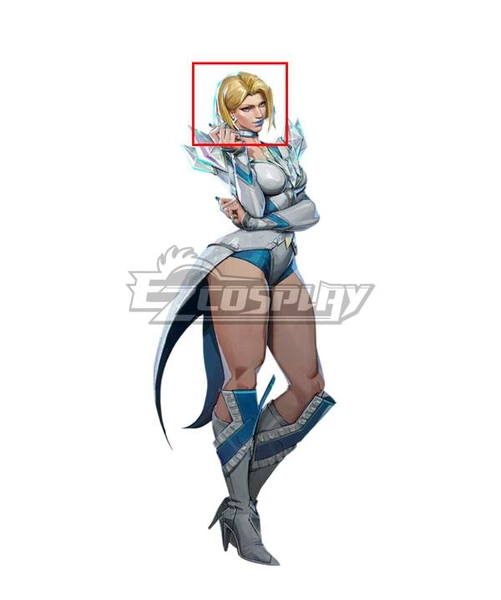 Marvel Rivals 
White Queen Emma Frost Golden Cosplay Wig
