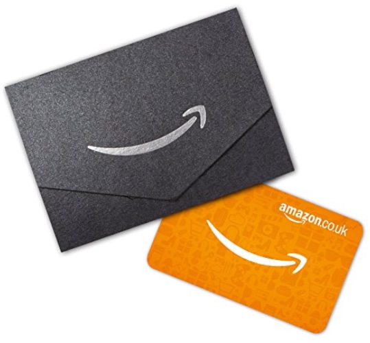 Amazon.co.uk Gift Card for Custom Amount in a Mini Envelope - 0 - Black and Silver Mini Envelope