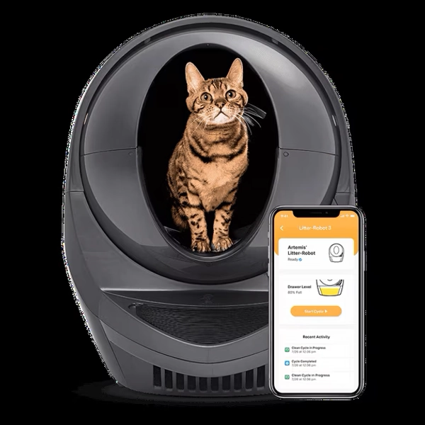 Litter-Robot 3 Connect, Grey