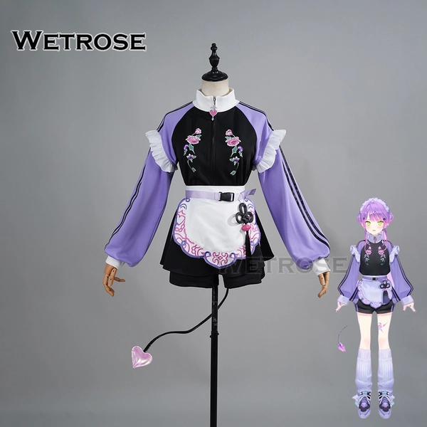 Hololive JP Tokoyami Towa Jersey Sports Maid Cosplay Costume常闇トワメイド風ジャージ衣装コスプレ