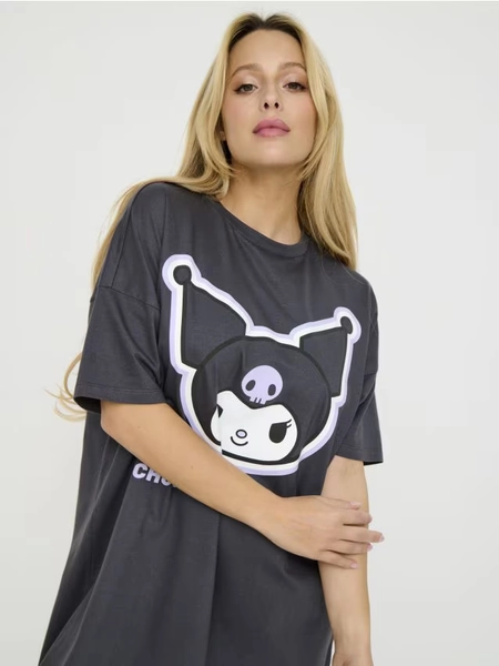 Long nightshirt with kuromi 