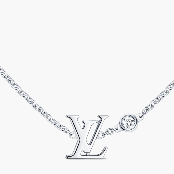 Idylle Blossom LV Pendant, Yellow Gold and Diamond