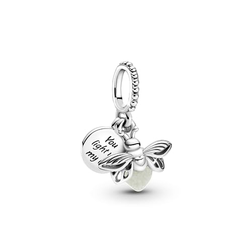 Pandora Charm Anhänger Silber "Glow in the Dark- Glühwürmchen" 799352C01 - Single