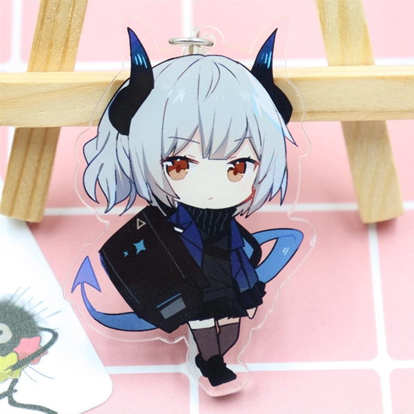 39 Arknights Keychains Arknights Acrylic Charm Anime Key Rings - Liskarm