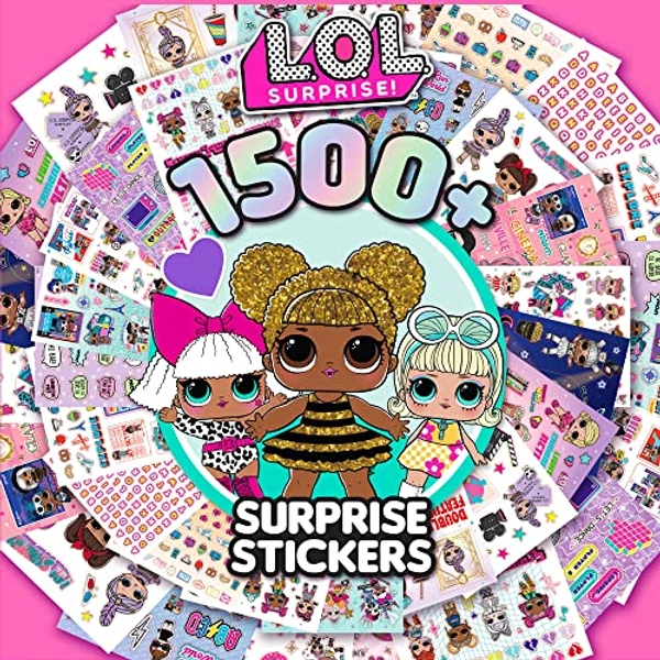 L.O.L. Surprise! 1500+ Surprise Stickers by Horizon Group USA