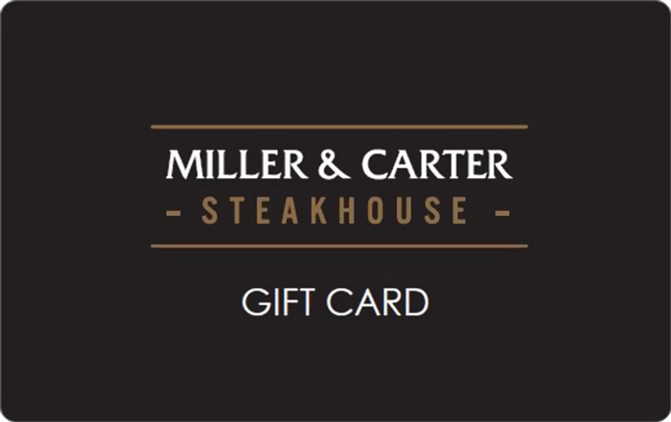 Miller and Carter UK £25 Gift Card