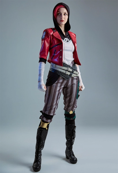 Arcane Vi Cosplay LOL LoL Jacke Hosen Gürtel Cosplay Kostüm