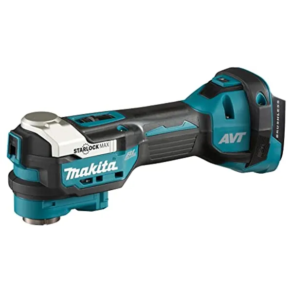 Makita DTM52ZX1 18V LXT Brushless Cordless Starlock Compatible Multi-Tool with AVT & Accessory Tool Box (Tool Only)