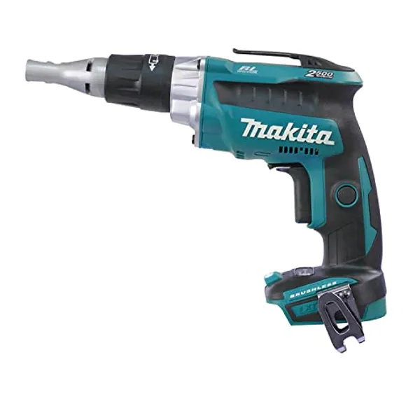 Makita DFS250Z 18V LXT Brushless Cordless 1/4" Variable Speed Drywall Screwdriver with Push-Drive Technology & Lock-on (Tool Only)