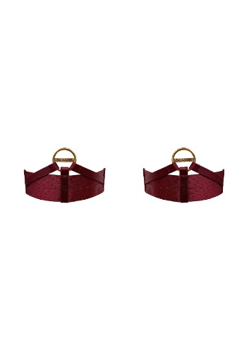 Syra Panel Garters (Pair) | Morello / OS