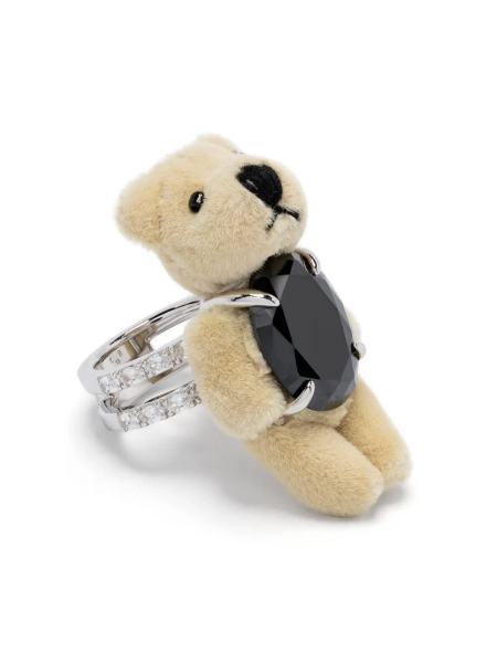 YVMIN Furry Bear Ring | Silber | FARFETCH