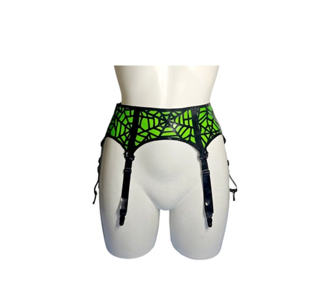 Spiderweb 6-Strap Suspender Belt