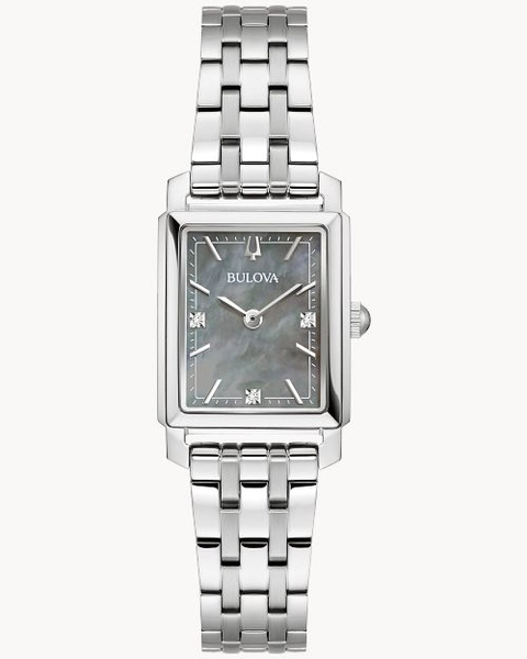 Gray Dial Stainless Steel Bracelet Sutton 96P252 | Bulova