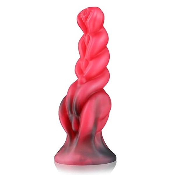 Roluck Soft Silicone Realistic Monster Dildo mit starken Saugnapf großen Butt Plug Anal Dilator Prostata G-Punkt Stimulation Sexspielzeug für Frauen Männer