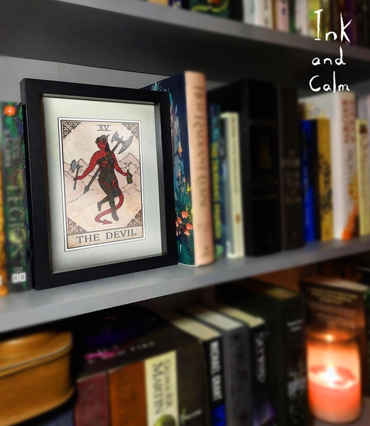 BG3 tarot card print  - KARLACH (the devil)