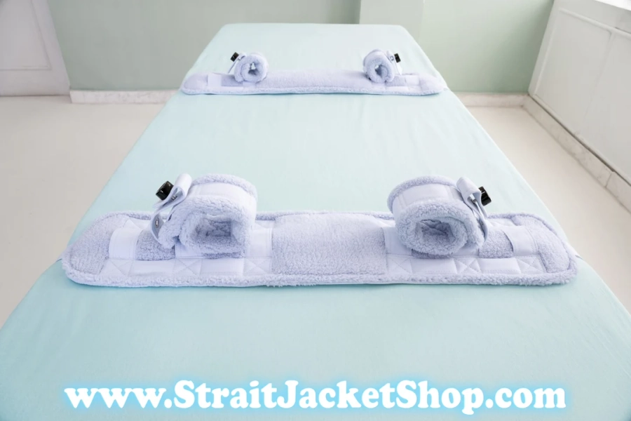 BLUE Modular Bed Restraints System Pad Bondage / Medical / Segufix / Straitjacketshop / Comfortable / ABDL / Fixation / DDLG / Adult Baby - Etsy