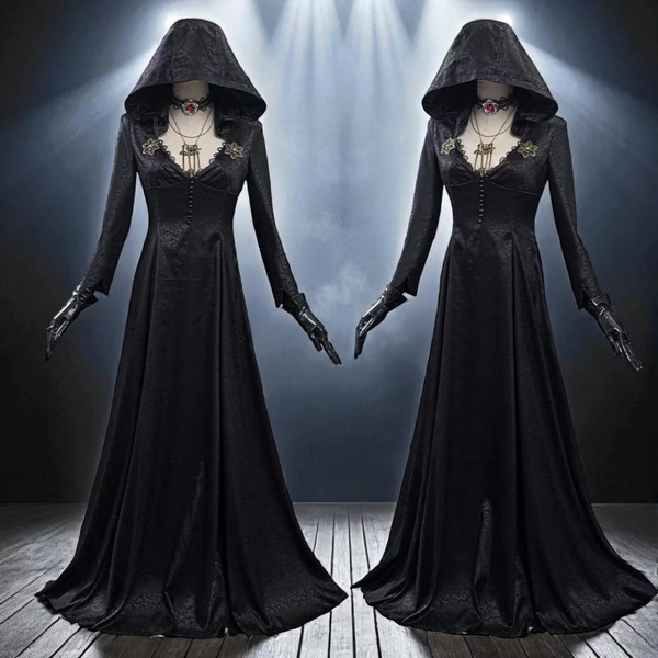 Village Bela Lady Dimitrescu Cosplay Fantasy Costume 