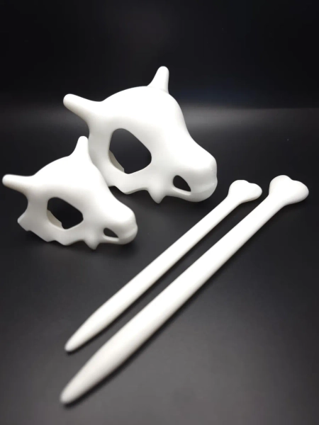 Cubone Skull Hair Accessory - Etsy Poland