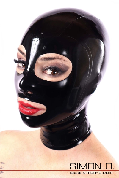 Latex hood with large openings