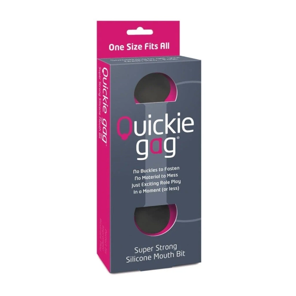 Quickie Gag® Silicone Bit Gag - Black