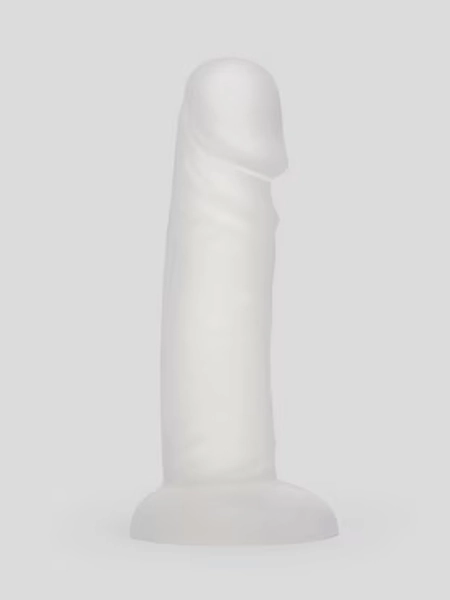 BASICS Clear Suction Cup Dildo 6 Inch