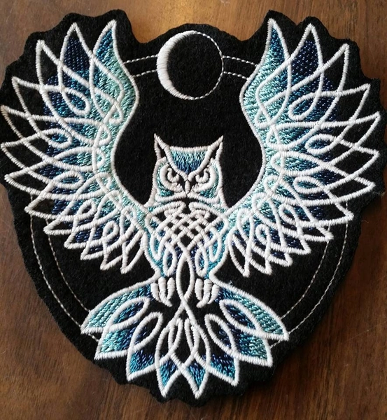Owl patch, glow
