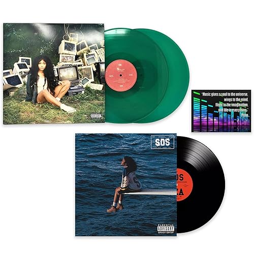 SZA Complete Discography: "CTRL" Exclusive Green / "SOS" / + Including Bonus Art Card