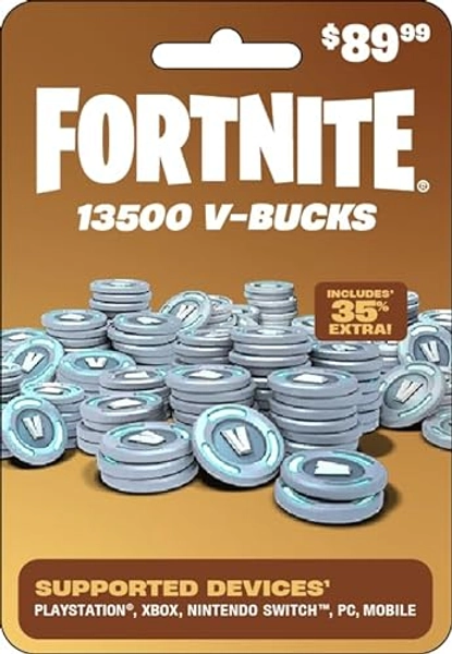 Fortnite V-Bucks Gift Card (redeem at Fortnite.com/vbuckscard)