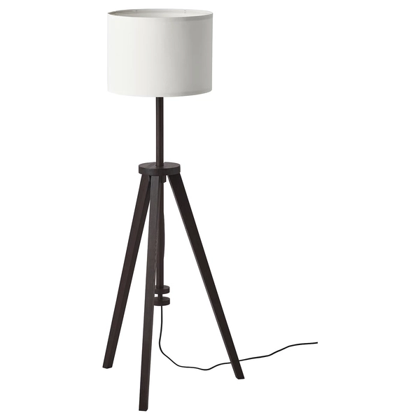 LAUTERS Floor lamp - brown ash/white