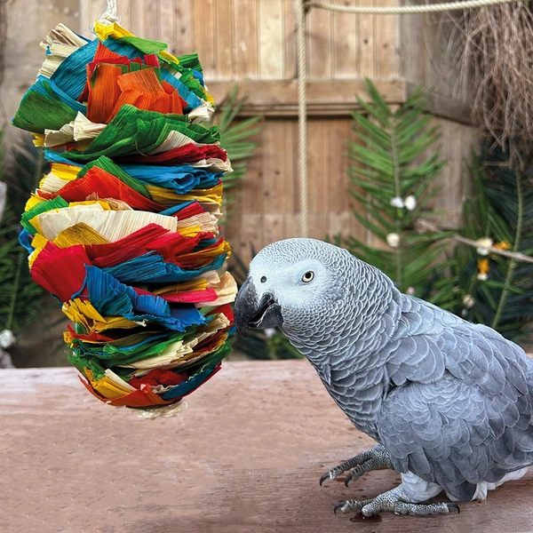 Corn Silk Cascade Parrot Toy - Large