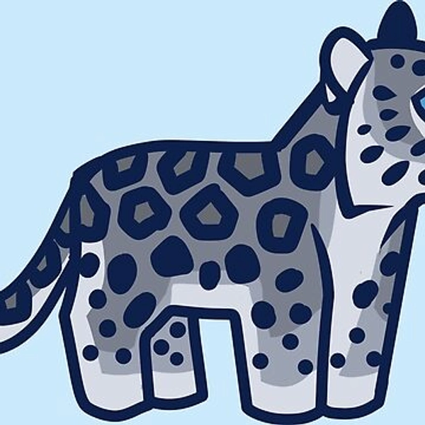 Micro Snow Leopard | Sticker