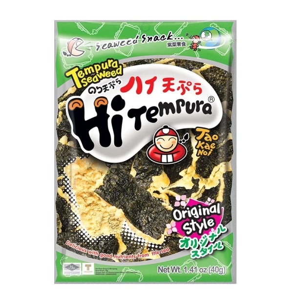 Seaweed Chips Tempura Original 40g - Drakfrukt.se