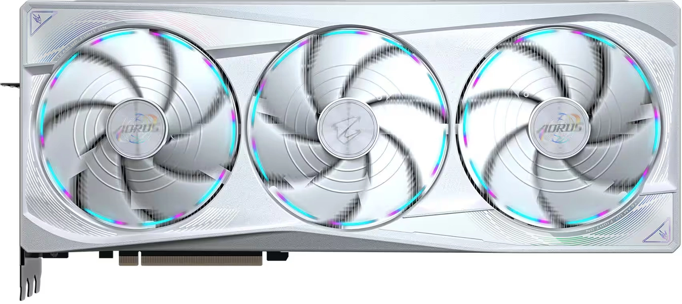 GIGABYTE - NVIDIA GeForce RTX 5090 AORUS MASTER ICE 32G GDDR7 PCI Express 5.0 Graphics Card - White