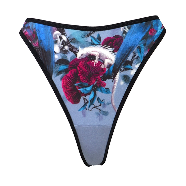 High Cut Thong SALAMANDER - Flash You And Me Lingerie