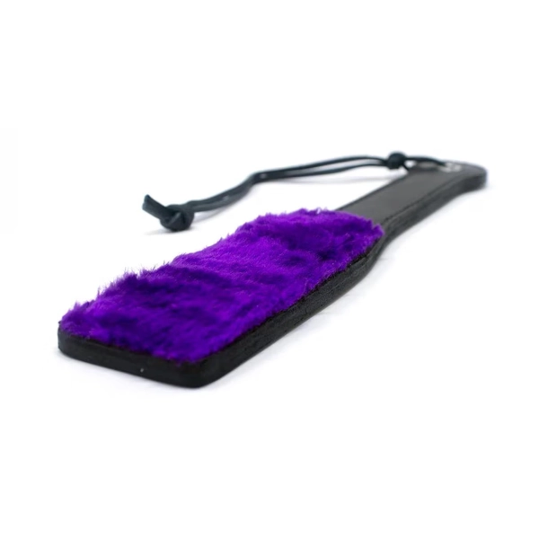 Fur Lined 12" Paddle: Purple