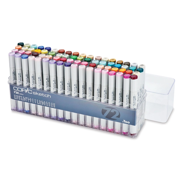 Copic Sketch Marker Set - Color Set E, Set of 72
