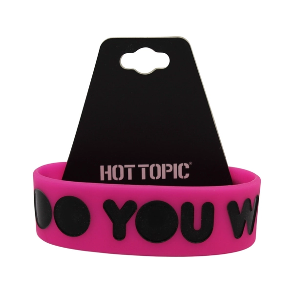 "BOO YOU WHORE" Silicone Wristband from Hot Topic #B2203